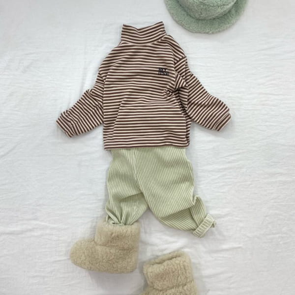 URRR - Korean Children Fashion - #Kfashion4kids - Adel Dotom Rib Pants - 9