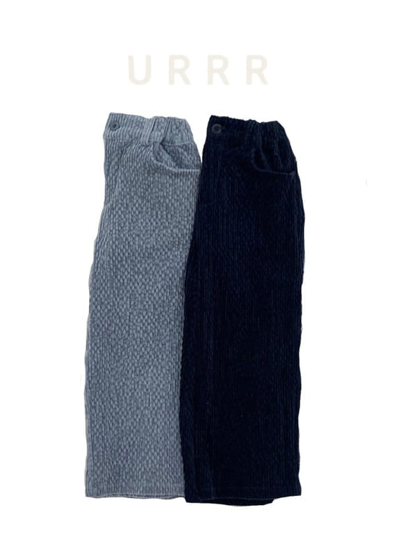 URRR - Korean Children Fashion - #Kfashion4kids - Double Rib Pants
