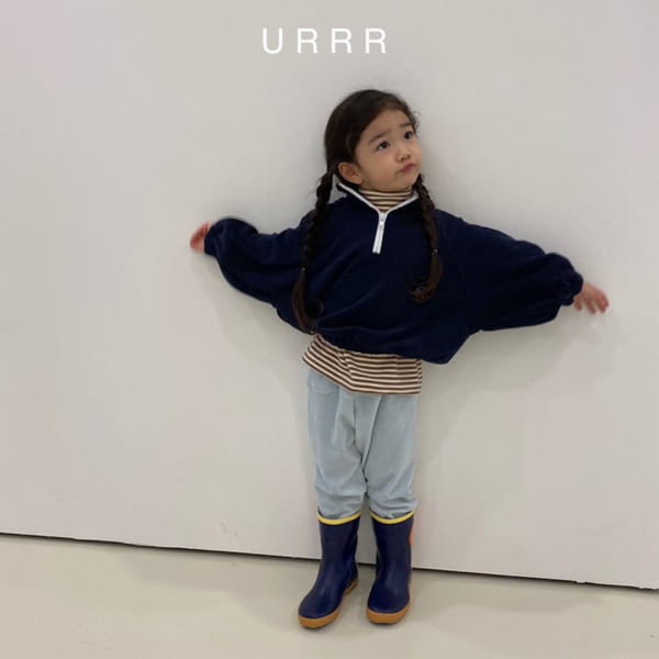 URRR - Korean Children Fashion - #Kfashion4kids - Hey Stripes Turtleneck - 9