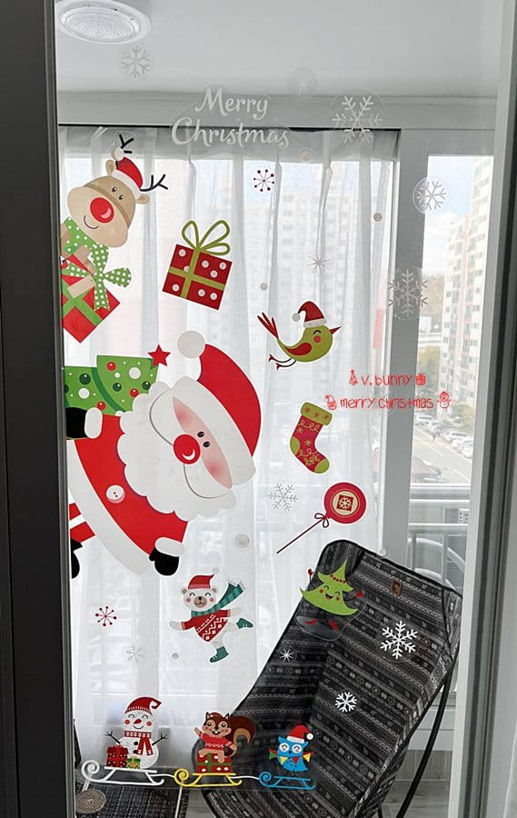 V BUNNY - Korean Children Fashion - #Kfashion4kids - Christmas Sticker - 3