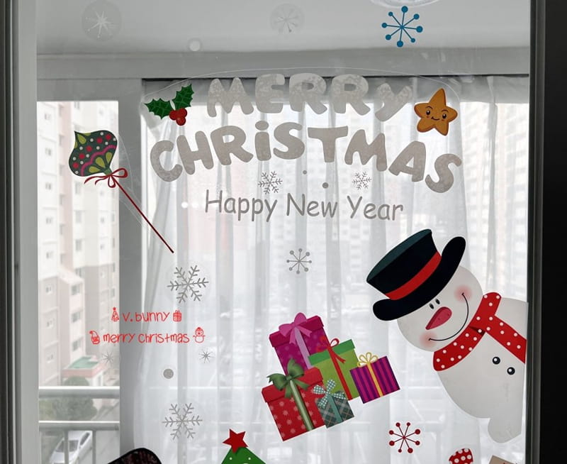 V BUNNY - Korean Children Fashion - #Kfashion4kids - Christmas Sticker - 4