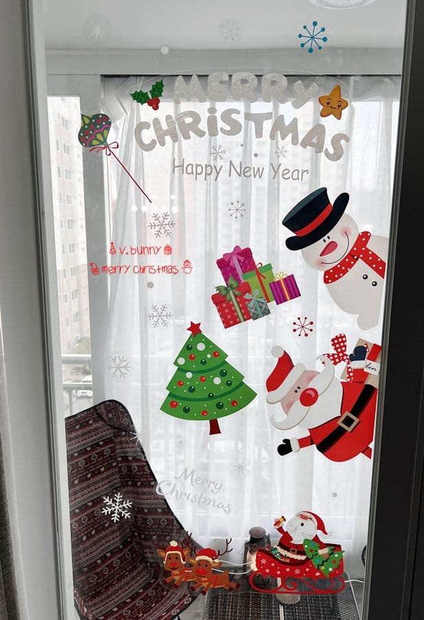 V BUNNY - Korean Children Fashion - #Kfashion4kids - Christmas Sticker - 6