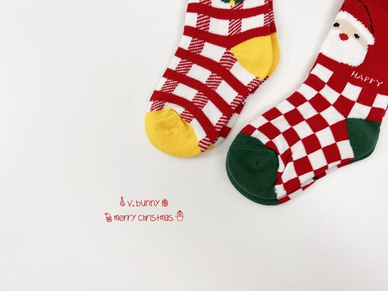 V BUNNY - Korean Children Fashion - #Kfashion4kids - Happy Socks [set of 2] - 2