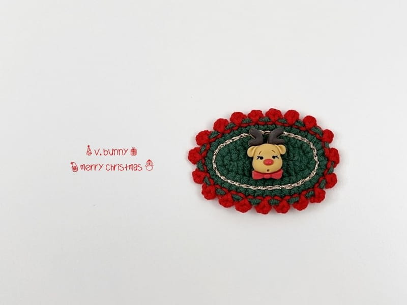 V BUNNY - Korean Children Fashion - #Kfashion4kids - Christmas Hairpin [set of 4] - 4