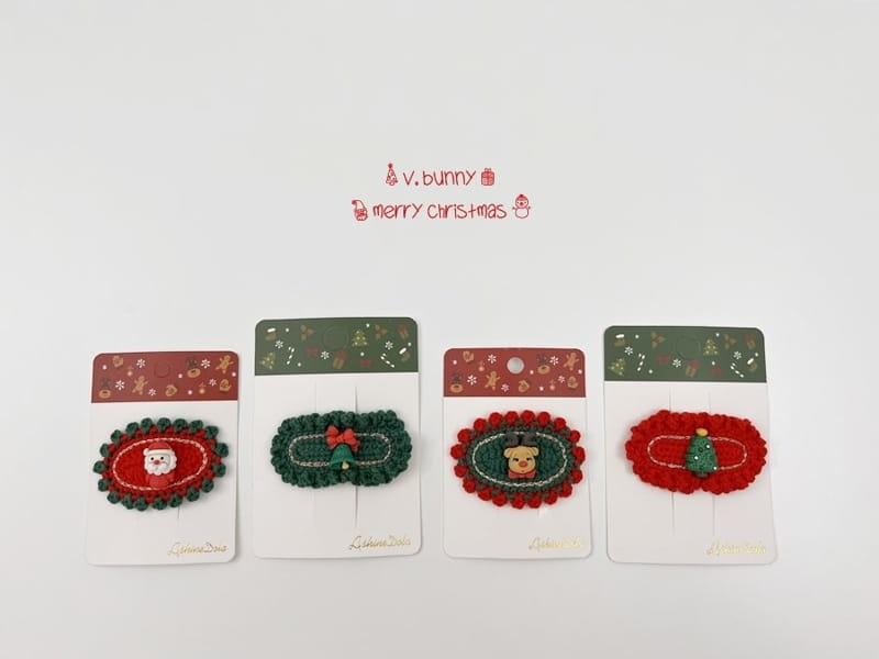 V BUNNY - Korean Children Fashion - #Kfashion4kids - Christmas Hairpin [set of 4] - 9