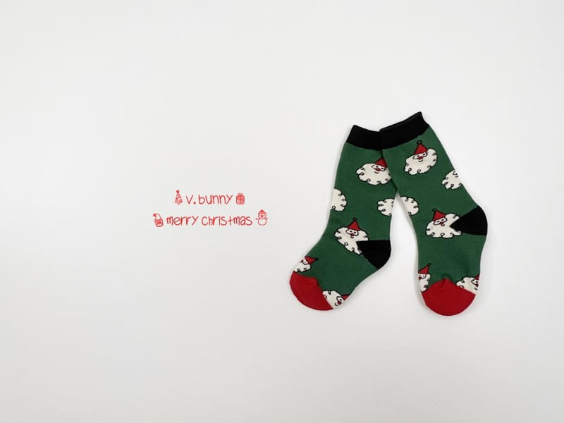 V BUNNY - Korean Children Fashion - #Kfashion4kids - Santa Socks [set of 4] - 5