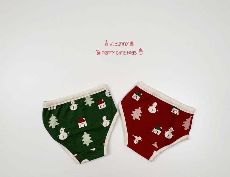V BUNNY - Korean Children Fashion - #Kfashion4kids - Merry Merry Underwear [set of 3] - 8
