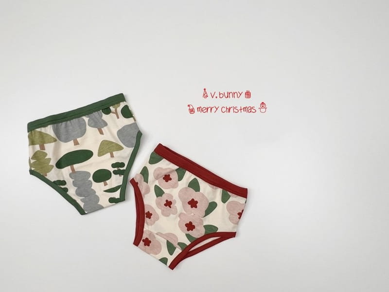 V BUNNY - Korean Children Fashion - #Kfashion4kids - Merry Merry Underwear [set of 3] - 9