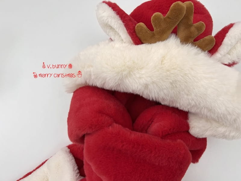 V BUNNY - Korean Children Fashion - #Kfashion4kids - Rudolf Hoody Muffler