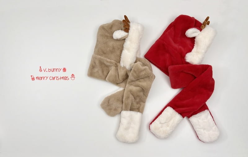 V BUNNY - Korean Children Fashion - #Kfashion4kids - Rudolf Hoody Muffler - 3