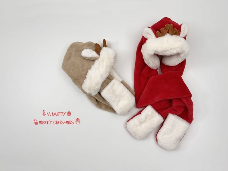 V BUNNY - Korean Children Fashion - #Kfashion4kids - Rudolf Hoody Muffler - 4