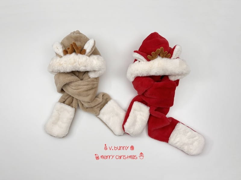 V BUNNY - Korean Children Fashion - #Kfashion4kids - Rudolf Hoody Muffler - 7
