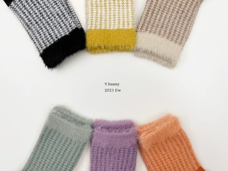 V BUNNY - Korean Children Fashion - #Kfashion4kids - Fleece Socks [set of 3]
