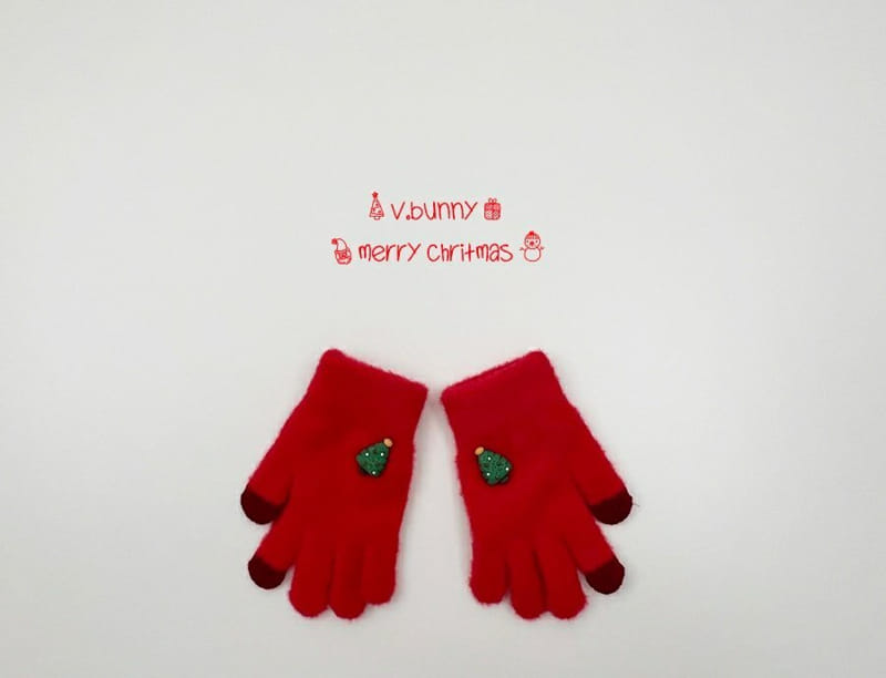 V BUNNY - Korean Children Fashion - #Kfashion4kids - Dear Christmas Bonnet Muffler Gloves Set - 3