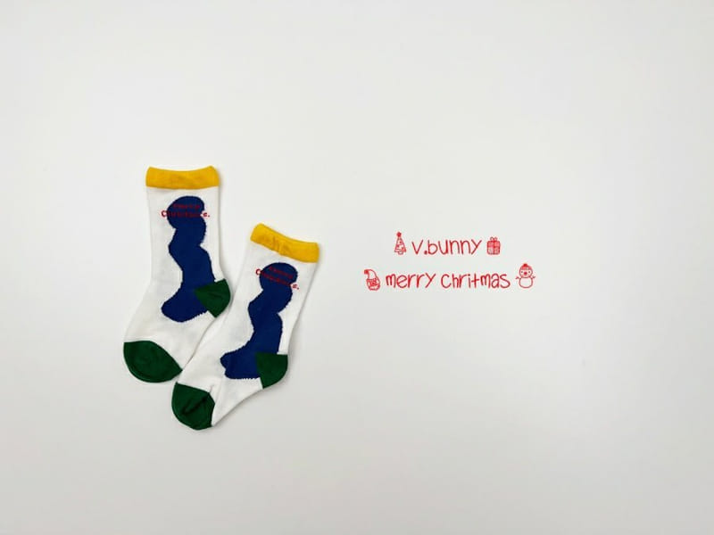 V BUNNY - Korean Children Fashion - #Kfashion4kids - Snowman Socks [set of 2] - 3