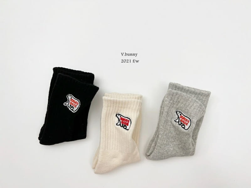V BUNNY - Korean Children Fashion - #Kfashion4kids - Made Socks [set of 3]