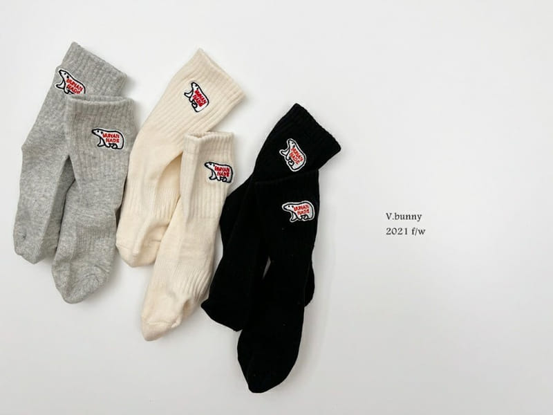V BUNNY - Korean Children Fashion - #Kfashion4kids - Made Socks [set of 3] - 7