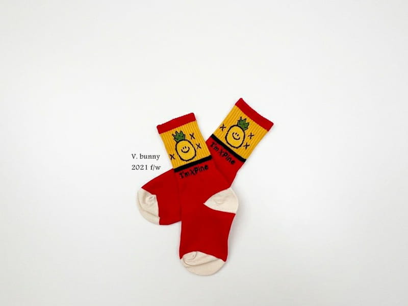 V BUNNY - Korean Children Fashion - #Kfashion4kids - Pain Socsk [set of 3] - 3