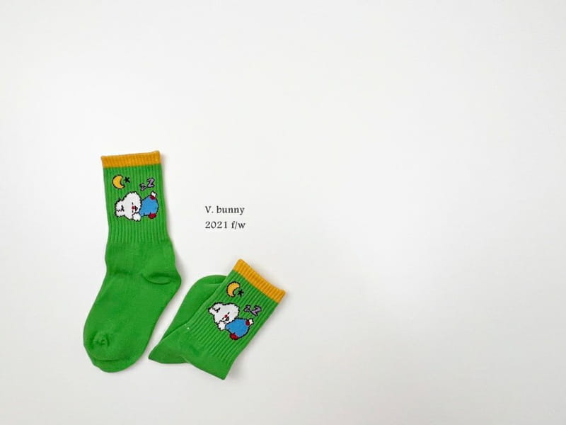 V BUNNY - Korean Children Fashion - #Kfashion4kids - Pain Socsk [set of 3] - 4