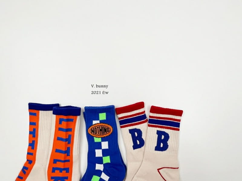 V BUNNY - Korean Children Fashion - #Kfashion4kids - Bugs Socks [set of 3] - 2
