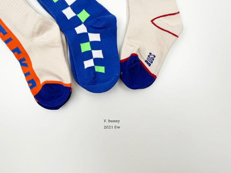 V BUNNY - Korean Children Fashion - #Kfashion4kids - Bugs Socks [set of 3] - 3