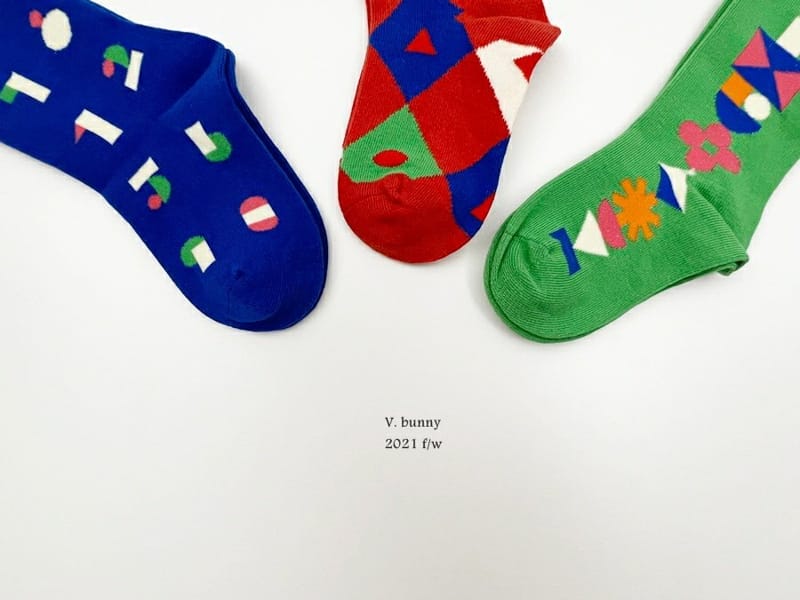 V BUNNY - Korean Children Fashion - #Kfashion4kids - 377 Socks [set of 3] - 3