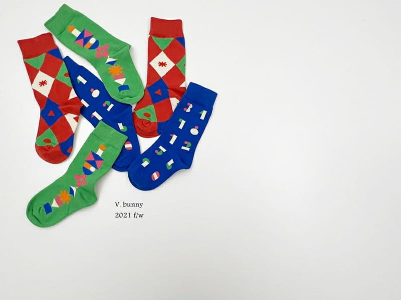 V BUNNY - Korean Children Fashion - #Kfashion4kids - 377 Socks [set of 3] - 8