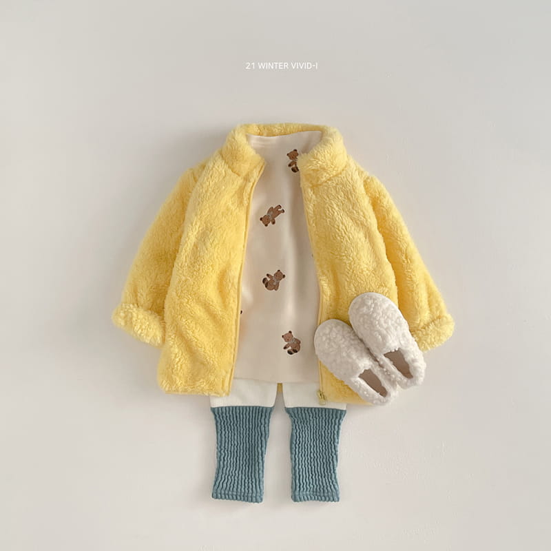VIVID I - Korean Children Fashion - #Kfashion4kids - Vivid Fleece Jumper - 4