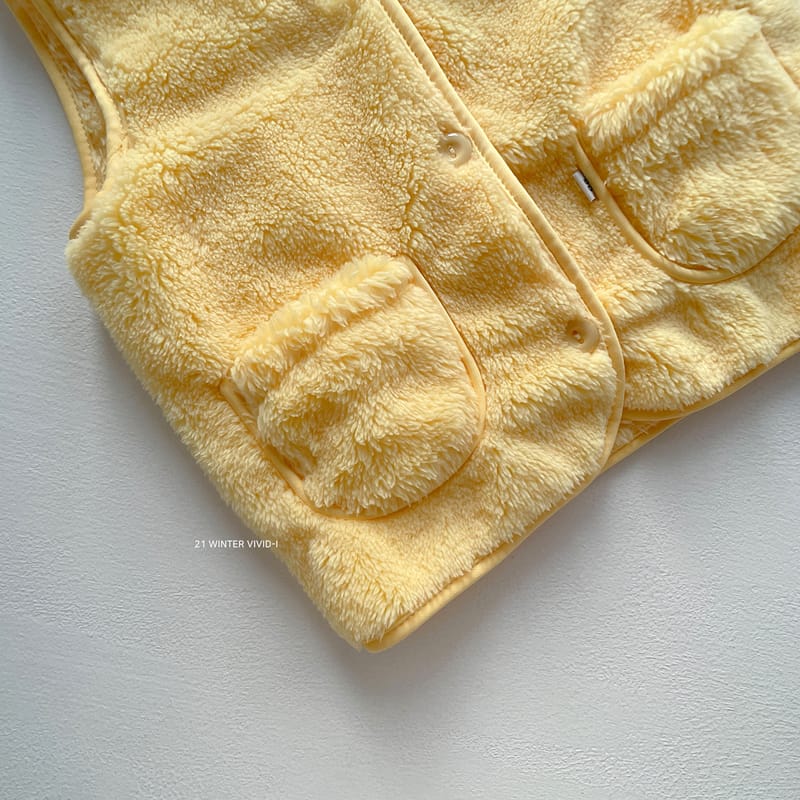 VIVID I - Korean Children Fashion - #Kfashion4kids - Vivid Fleece Vest - 10