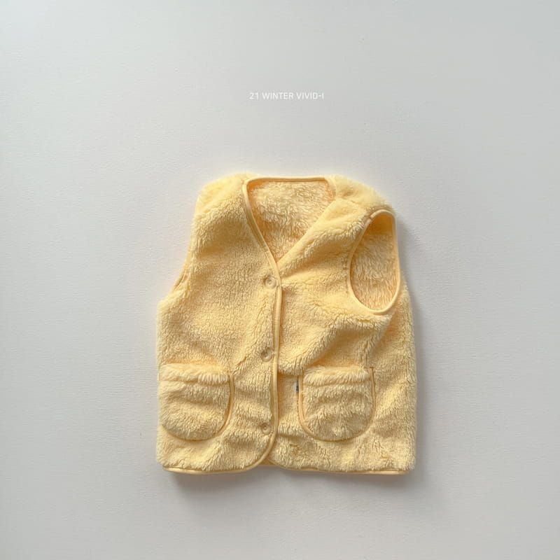 VIVID I - Korean Children Fashion - #Kfashion4kids - Vivid Fleece Vest - 8