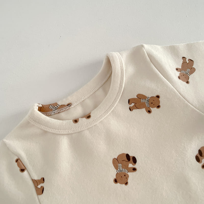 VIVID I - Korean Children Fashion - #Kfashion4kids - Bear Check Easywaer - 4