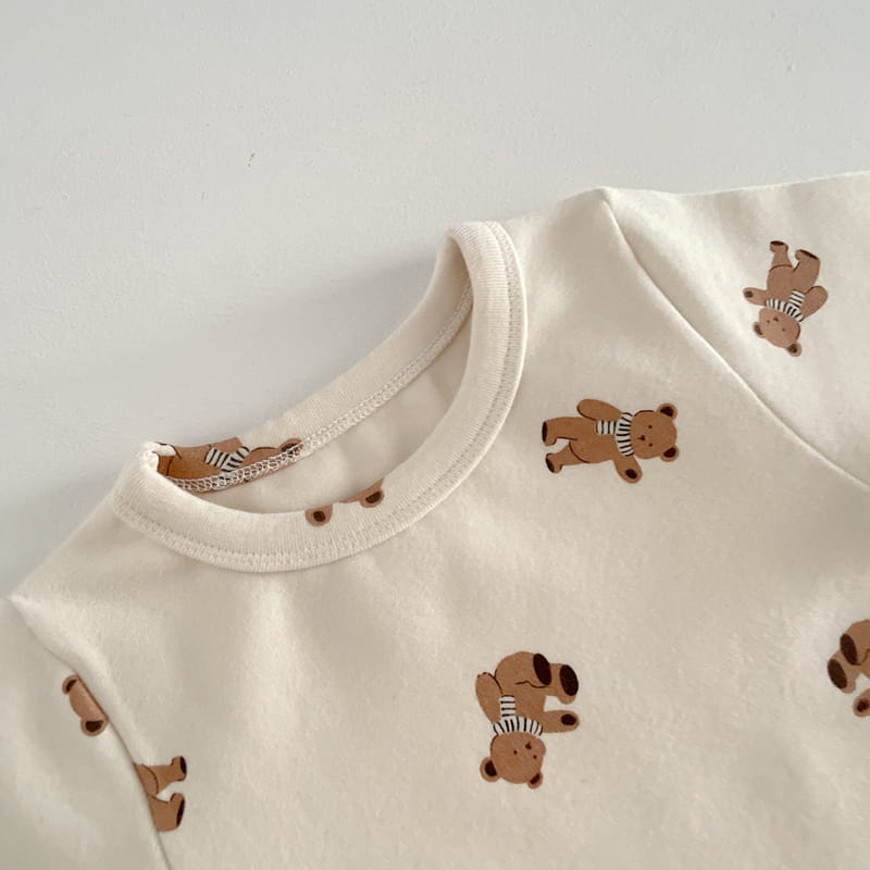 VIVID I - Korean Children Fashion - #Kfashion4kids - Bear Check Easywaer - 5