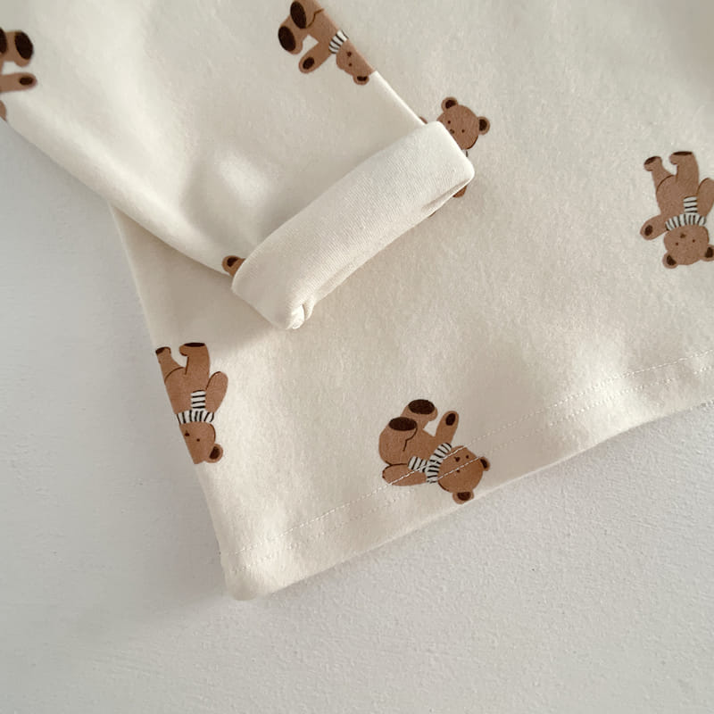 VIVID I - Korean Children Fashion - #Kfashion4kids - Bear Check Easywaer - 6