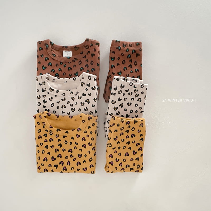 VIVID I - Korean Children Fashion - #Kfashion4kids - Heart Zebra Easywear