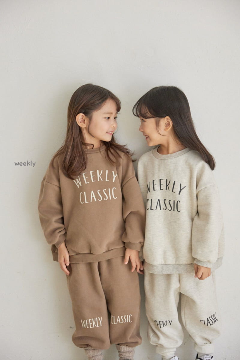 WEEKLY - Korean Children Fashion - #Kfashion4kids - Weekly Sweatshirt