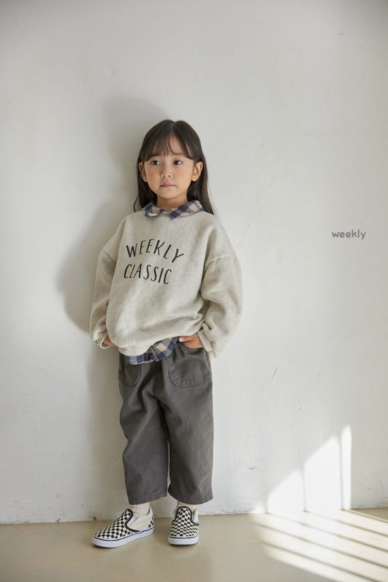 WEEKLY - Korean Children Fashion - #Kfashion4kids - Weekly Sweatshirt - 11