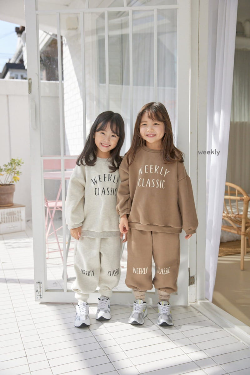 WEEKLY - Korean Children Fashion - #Kfashion4kids - Weekly Sweatshirt - 7