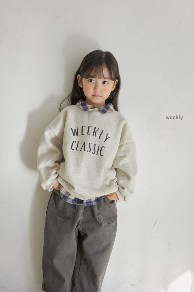 WEEKLY - Korean Children Fashion - #Kfashion4kids - Weekly Sweatshirt - 8