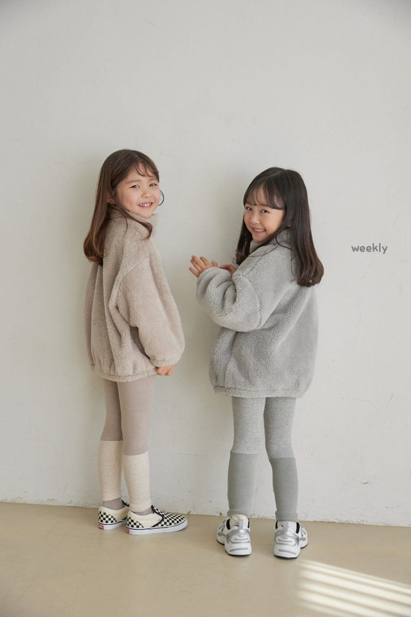 WEEKLY - Korean Children Fashion - #Kfashion4kids - Bebe Boa Anorak - 2