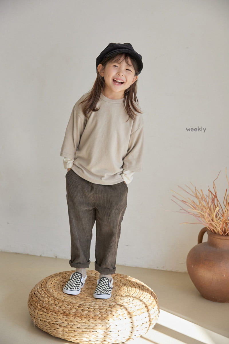 WEEKLY - Korean Children Fashion - #Kfashion4kids - Butter Capri Sleeves Vest - 2