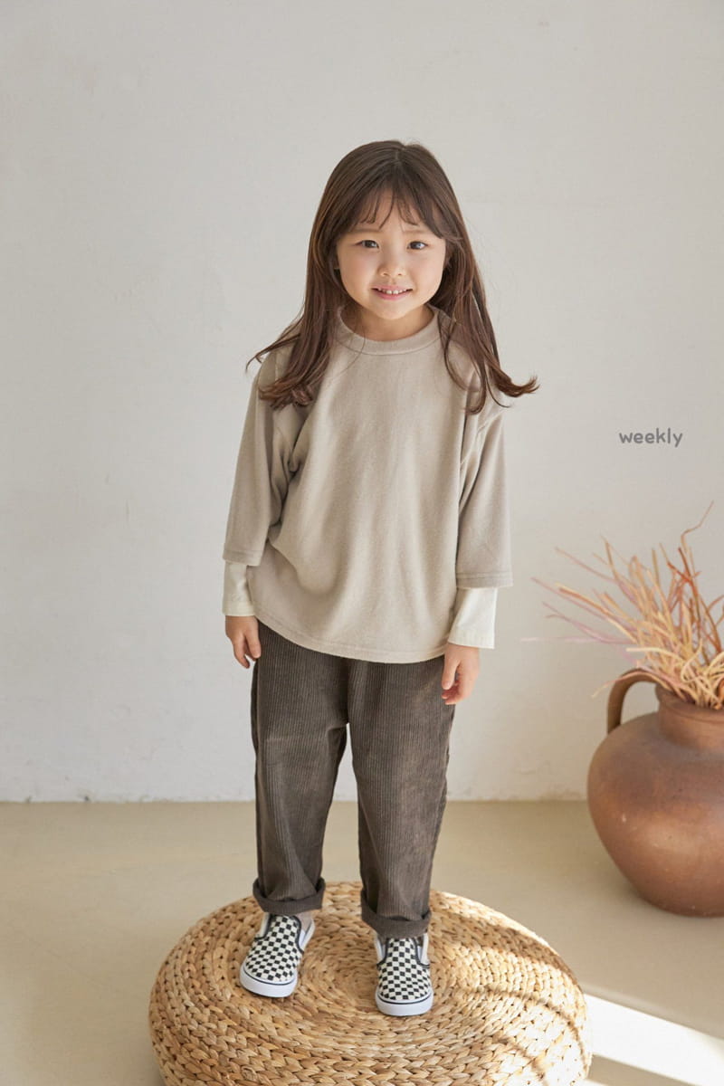 WEEKLY - Korean Children Fashion - #Kfashion4kids - Butter Capri Sleeves Vest - 5