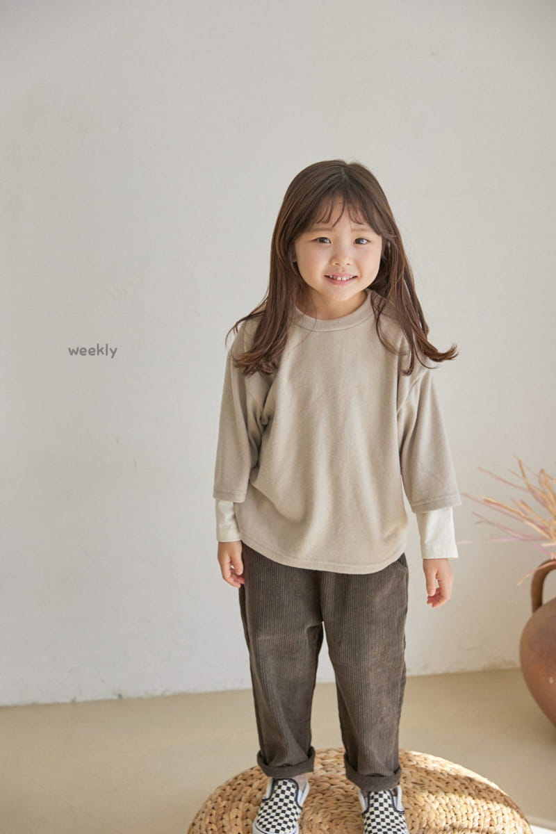 WEEKLY - Korean Children Fashion - #Kfashion4kids - Butter Capri Sleeves Vest - 6