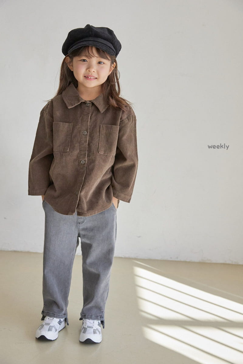 WEEKLY - Korean Children Fashion - #Kfashion4kids - Mori Rib Shirt - 2