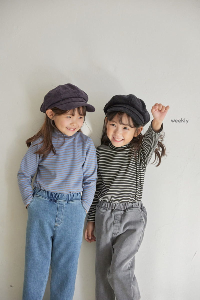 WEEKLY - Korean Children Fashion - #Kfashion4kids - Boni Stripes Tee - 7