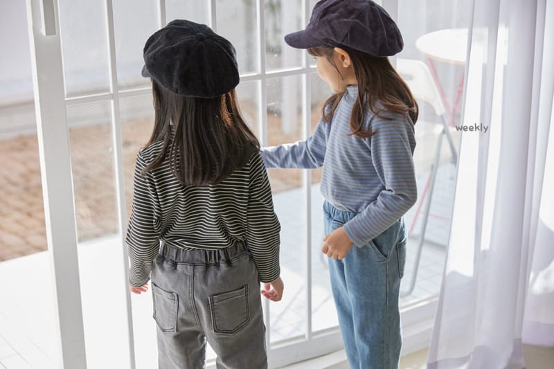 WEEKLY - Korean Children Fashion - #Kfashion4kids - Boni Stripes Tee - 8