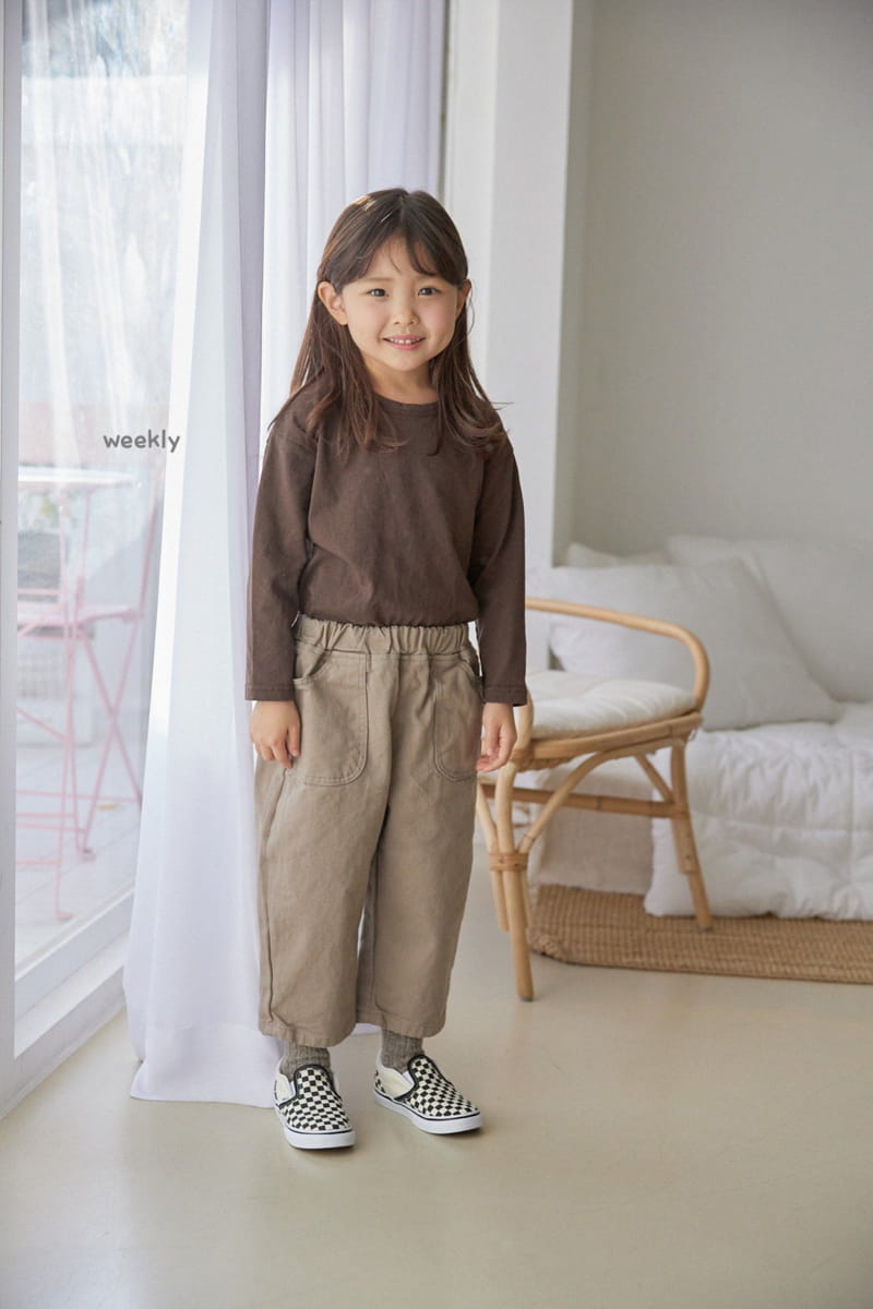 WEEKLY - Korean Children Fashion - #Kfashion4kids - Row Piping Tee - 4