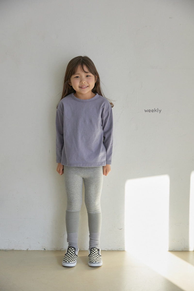 WEEKLY - Korean Children Fashion - #Kfashion4kids - Row Piping Tee - 6