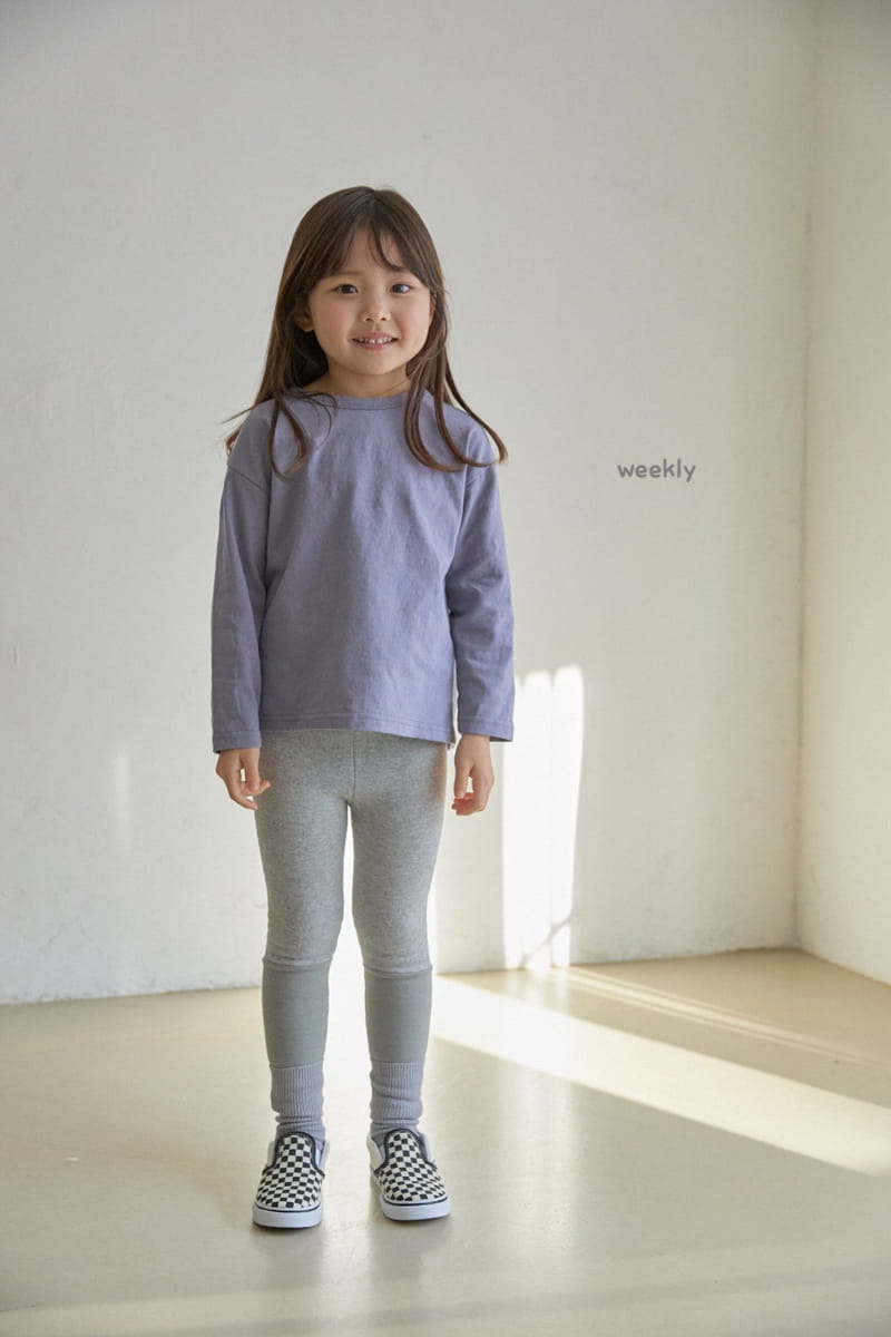 WEEKLY - Korean Children Fashion - #Kfashion4kids - Row Piping Tee - 8