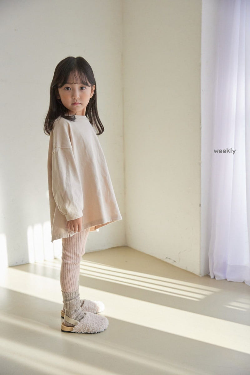 WEEKLY - Korean Children Fashion - #Kfashion4kids - Shu Shu Rib Leggings - 10
