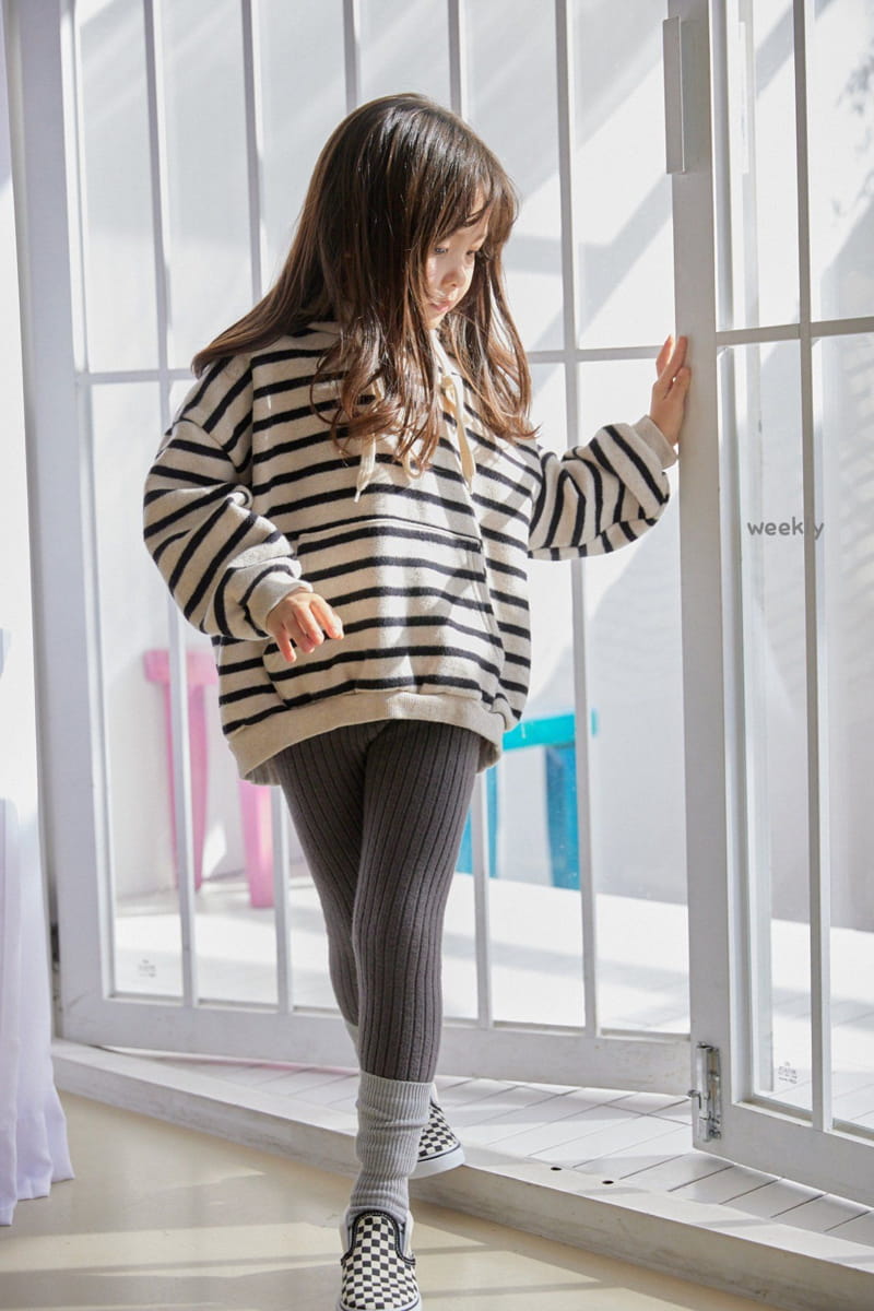 WEEKLY - Korean Children Fashion - #Kfashion4kids - Shu Shu Rib Leggings - 3